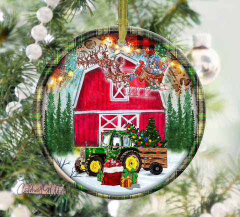 Merry Christmas Small Town Ornament Png Sublimation Design, Merry Christmas Png, Christmas Ornament Png, Ornament Png, Digital Download Sublimation CaldwellArt 