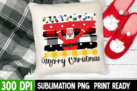Merry Christmas Sublimation Design , Christmas PNG Design Sublimation BlackCatsMedia 