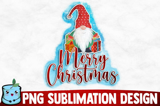 Merry Christmas Sublimation Design Sublimation MintyMarshmallows 