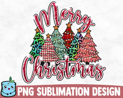 Merry Christmas Sublimation Design Sublimation MintyMarshmallows 