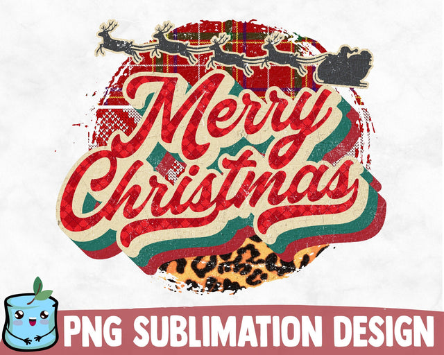 Merry Christmas Sublimation Design Sublimation MintyMarshmallows 