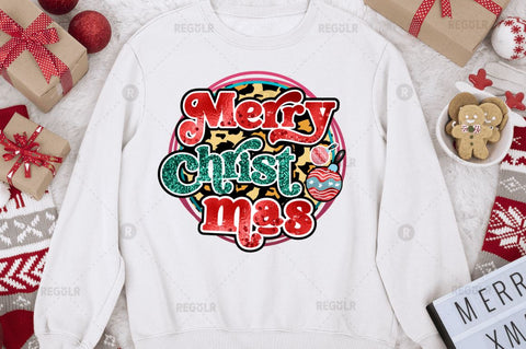 Merry christmas Sublimation Design Sublimation Regulrcrative 