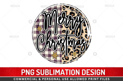 Merry Christmas Sublimation Design Sublimation Regulrcrative 