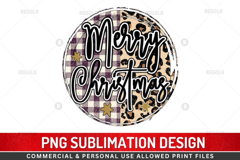 Merry Christmas Sublimation Design Sublimation Regulrcrative 