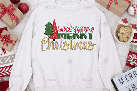 Merry Christmas Sublimation Design Sublimation Regulrcrative 