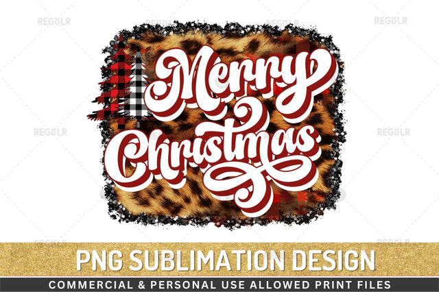 Merry christmas Sublimation Design Sublimation Regulrcrative 