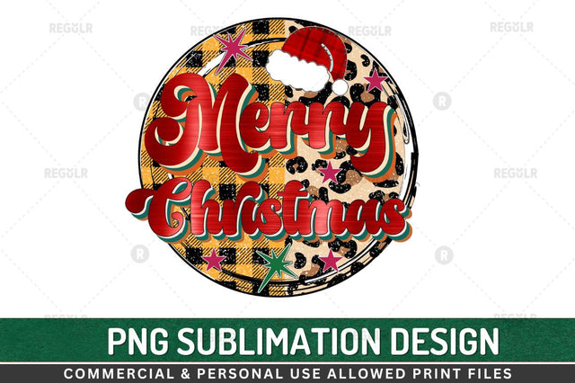 Merry Christmas Sublimation Design Sublimation Regulrcrative 