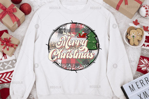 Merry Christmas Sublimation Design Sublimation Regulrcrative 