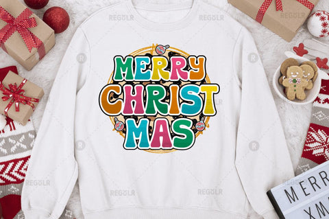 Merry christmas Sublimation Design Sublimation Regulrcrative 