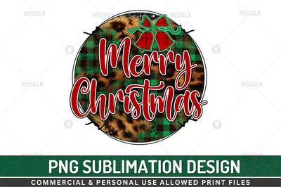 Merry Christmas Sublimation Design Sublimation Regulrcrative 