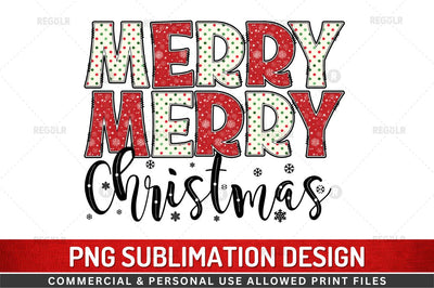 Merry Christmas Sublimation Design Sublimation Regulrcrative 