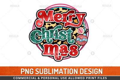 Merry christmas Sublimation Design Sublimation Regulrcrative 