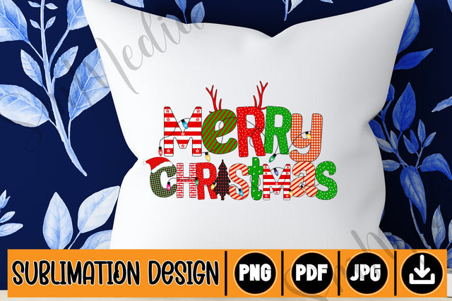 Merry Christmas sublimation design SVG Newmockups 