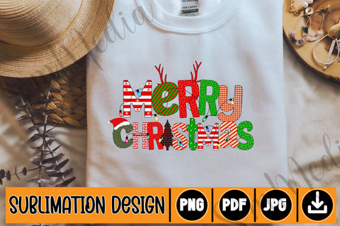 Merry Christmas sublimation design SVG Newmockups 