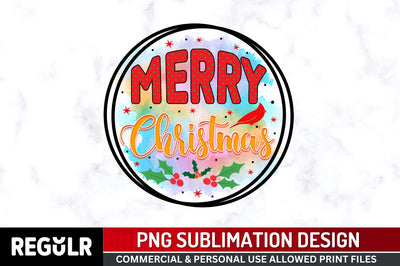 Merry christmas Sublimation PNG, Christmas Cardinal Sublimation Design Sublimation Regulrcrative 