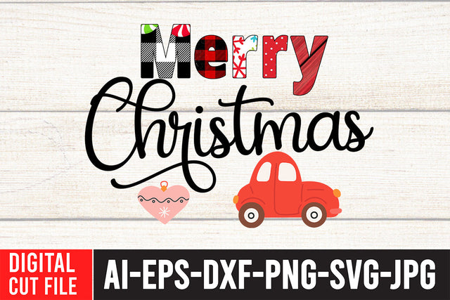 Merry Christmas Sublimation PNG ,Merry Christmas Sublimation Design Sublimation BlackCatsMedia 