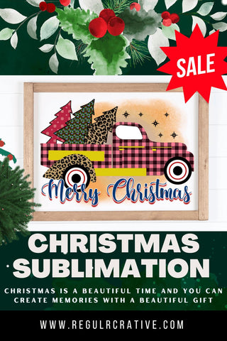 Merry christmas Sublimation PNG, Sublimation Christmas Design Sublimation Regulrcrative 