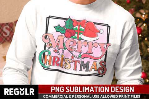 Merry christmas Sublimation PNG, Sublimation Christmas Design Sublimation Regulrcrative 
