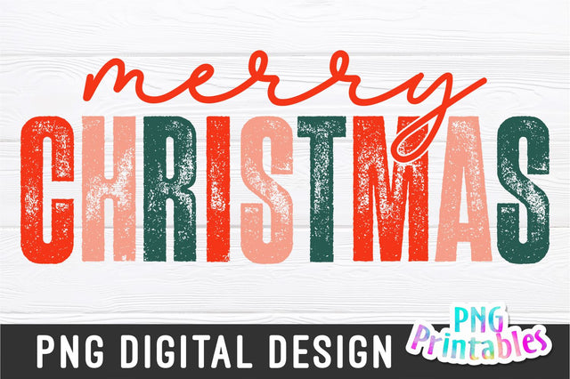 Merry Christmas | Sublimation PNG Sublimation Svg Cuttables 