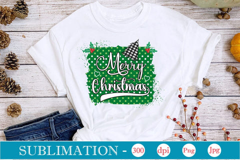 Merry Christmas Sublimation SVGs,Quotes and Sayings,Food & Drink,On Sale, Print & Cut Sublimation DesignPlante 503 