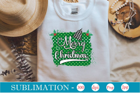 Merry Christmas Sublimation SVGs,Quotes and Sayings,Food & Drink,On Sale, Print & Cut Sublimation DesignPlante 503 