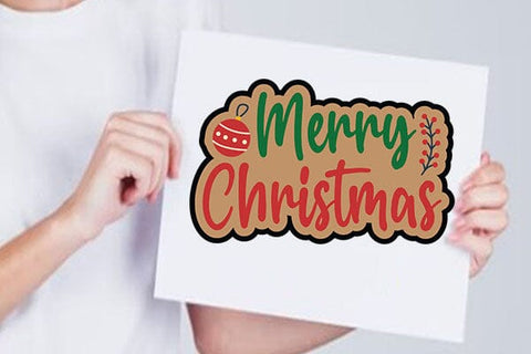 Merry Christmas SVG Angelina750 