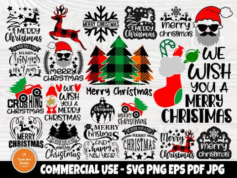 Merry Christmas SVG Bundle, Kids Svg, Funny Shirts SVG TonisArtStudio 