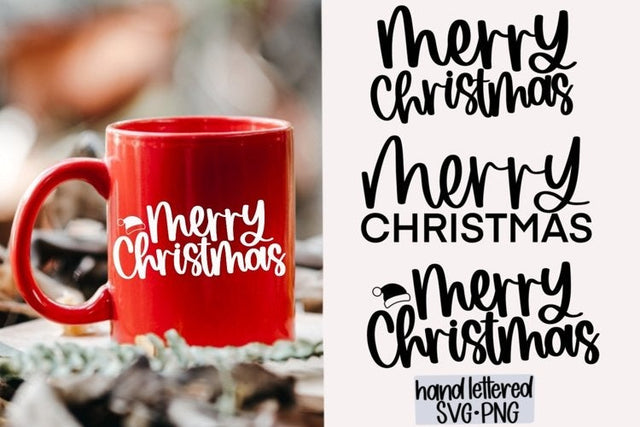 Merry Christmas SVG Bundle SVG AnitaAlyiaLettering 
