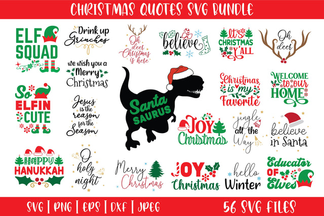 Merry Christmas Svg Bundle SVG DIYCUTTINGFILES 