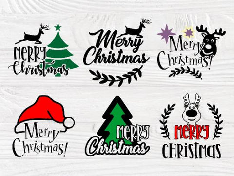 Merry Christmas SVG Bundle, Svg Files for Cricut SVG TonisArtStudio 