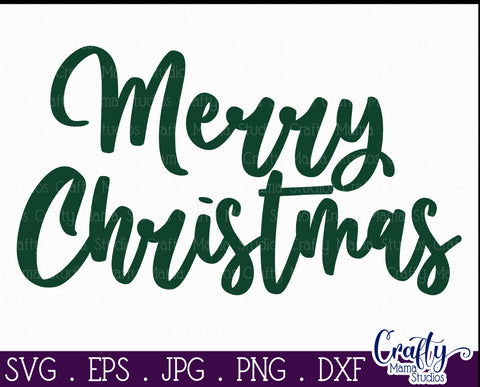 Merry Christmas Svg, Christmas Farmhouse File SVG Crafty Mama Studios 