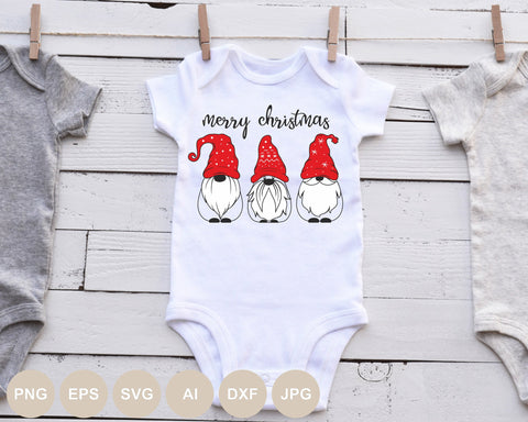 Merry Christmas Svg, Christmas Gnomes Png, Gnomes Cut file, Svg for Shirts, Clipart, Funny Red Holiday Gnomes, Christmas Sublimation Designs SVG BogeliaVector 