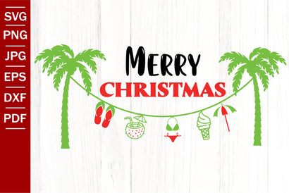 Merry Christmas SVG | Christmas In July SVG | Summer Quotes SVG SeventhHeavenStudios 