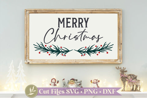 Merry Christmas SVG, Christmas Sign Designs SVG LilleJuniper 
