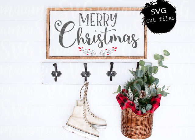 Merry Christmas SVG, Christmas Sign Svg, Farmhouse Christmas Svg, Funny Christmas Svg, Cricut, Silhouette SVG MaiamiiiSVG 