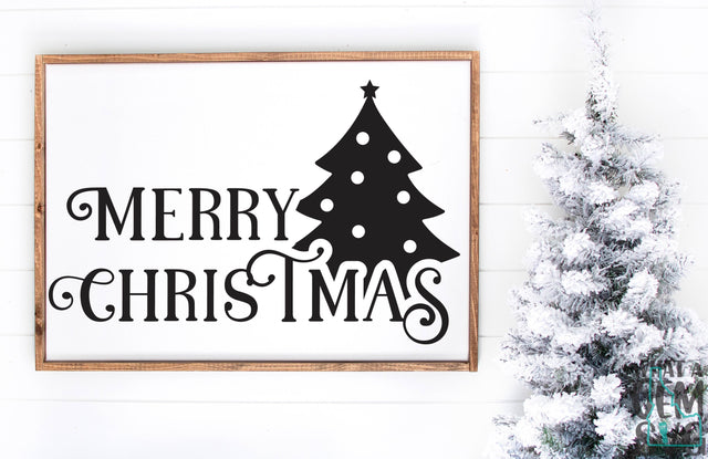 Merry Christmas SVG | Christmas SVG | Christmas Sign SVG | Merry Christmas Door Hanger | Winter svg | Christmas Tree svg SVG What A Gem SVG 