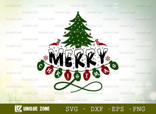 Merry Christmas Svg | Christmas Svg | Santa Svg | Christmas Crew Svg | Christmas 2021 Svg | Winter | SVG Unique Zone 