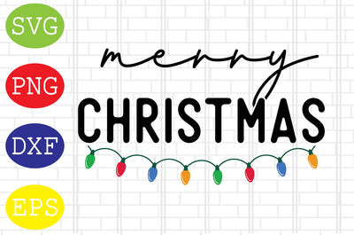 Merry Christmas Svg, Christmas Svg, Santa Svg, Christmas Holiday Svg, Png, Eps, Dxf Files SVG DigitalSvgFiles 