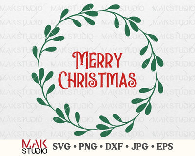 Merry Christmas svg, Christmas svg, Winter svg, Merry Christmas dxf, Christmas png, Merry Christmas jpeg, Holiday svg, Merry christmas sign SVG MAKStudion 