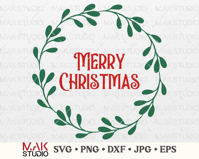 Merry Christmas svg, Christmas svg, Winter svg, Merry Christmas dxf, Christmas png, Merry Christmas jpeg, Holiday svg, Merry christmas sign SVG MAKStudion 