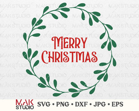 Merry Christmas svg, Christmas svg, Winter svg, Merry Christmas dxf, Christmas png, Merry Christmas jpeg, Holiday svg, Merry christmas sign SVG MAKStudion 