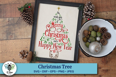 Merry Christmas SVG | Christmas Tree SVG SVG B Renee Design 