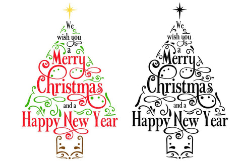 Merry Christmas SVG | Christmas Tree SVG SVG B Renee Design 