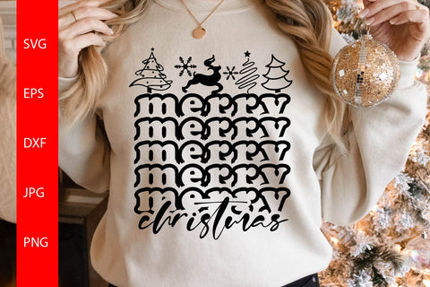 Merry Christmas SVG, Christmas Vibes SVG Free For Commercial Use SVG Sintegra 