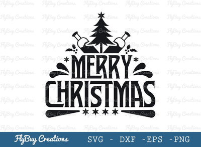 Merry Christmas Svg Cut File, Christmas Tree Svg, Christmas Bottle Svg, Christmas design Svg, Tshirt Design, SVG ETC Craft 