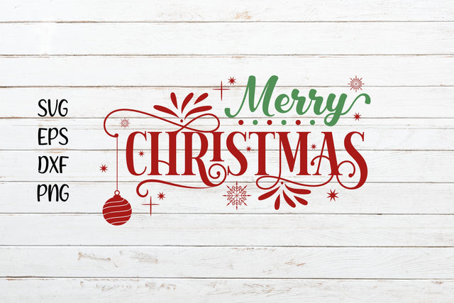 Merry christmas Svg Cut File Graphic SVG SmmrDesign 