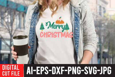 Merry Christmas SVG Cut File SVG BlackCatsMedia 