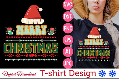 Merry Christmas SVG Cut File SVG Newmockups 