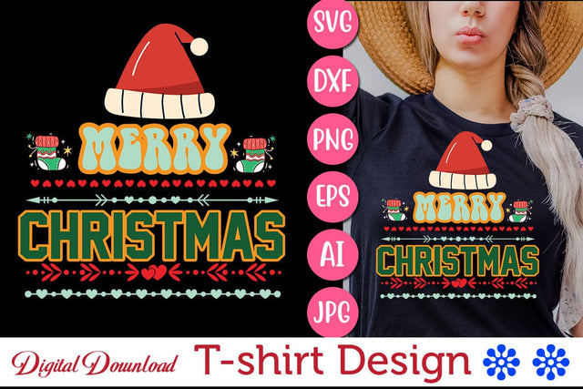 Merry Christmas SVG Cut File SVG Newmockups 