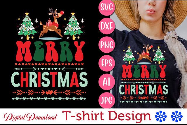 Merry Christmas SVG Cut File SVG Newmockups 